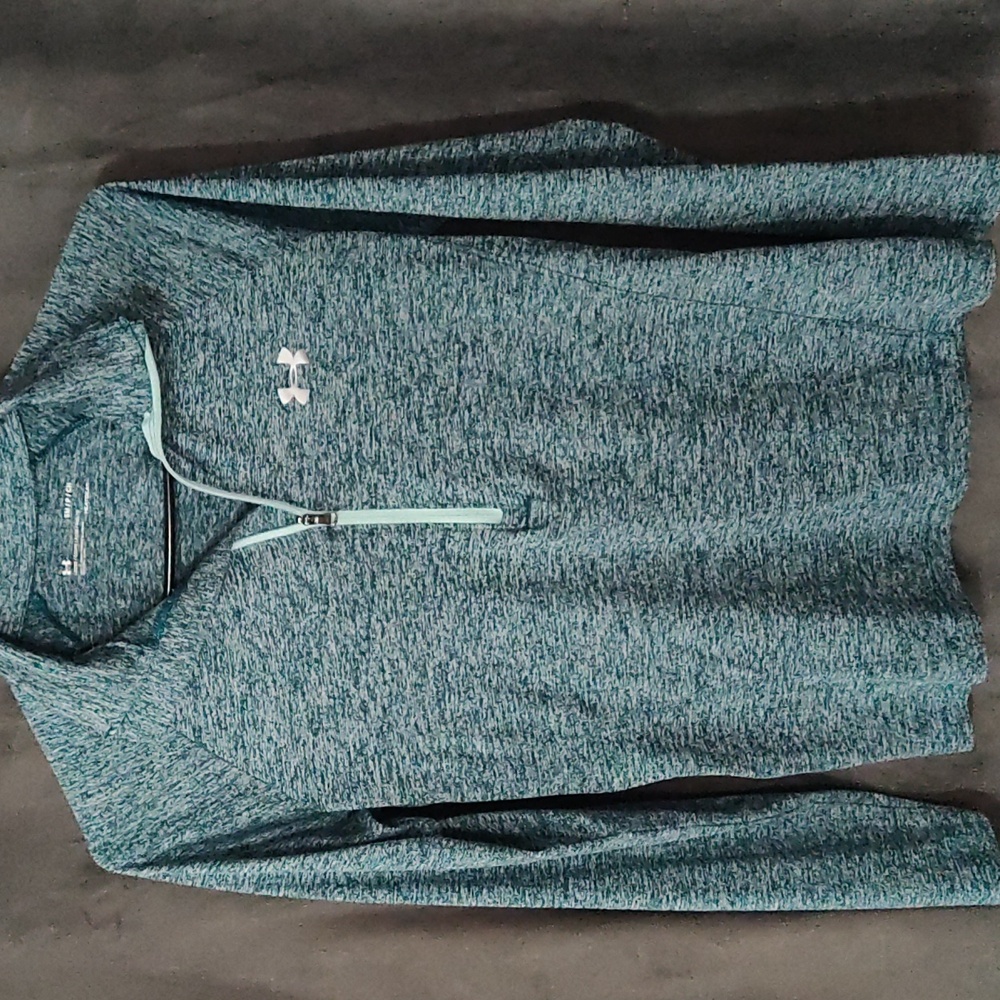 Under Armour Teal Heather Quarter-Zip Top